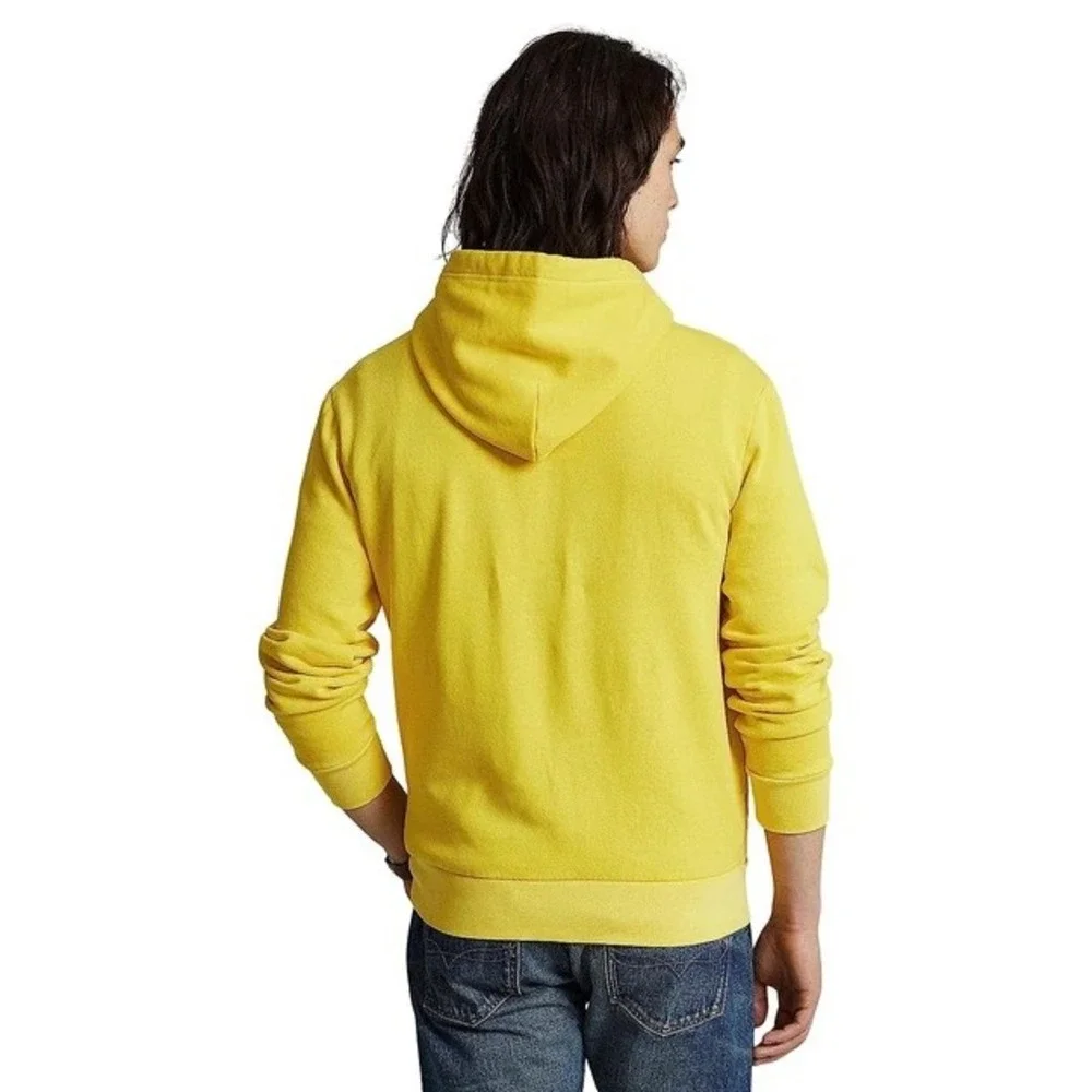 Polo Ralph Lauren Cotton Blend with Pockets Hoodie Yellow Size‎ M